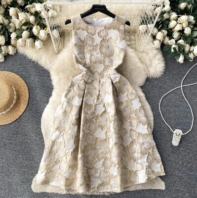 Summer Elegant A-line Floral Print Dress