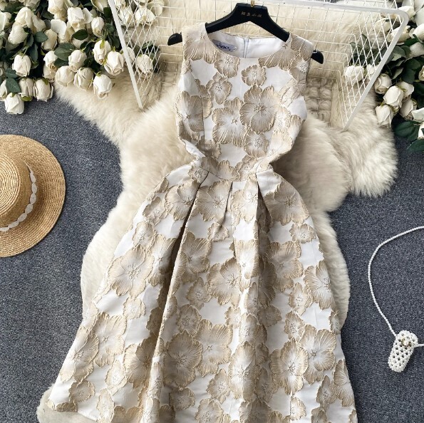 Summer Elegant A-line Floral Print Dress