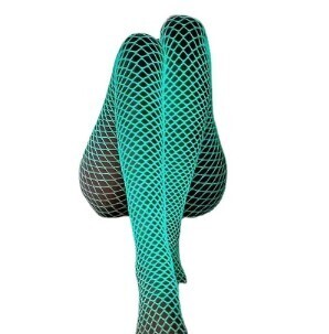 Glow In the Dark Hollow Out Mesh Fishnet Stockings