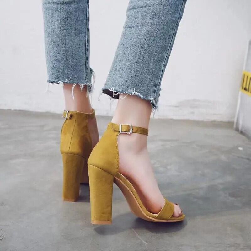 Block Heel Summer Platform Sandals