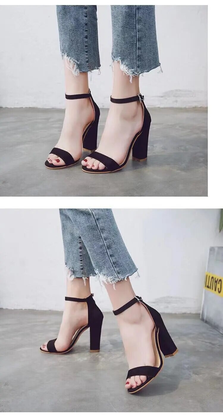 Block Heel Summer Platform Sandals