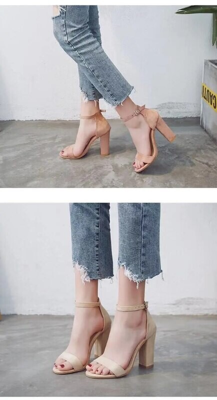 Block Heel Summer Platform Sandals