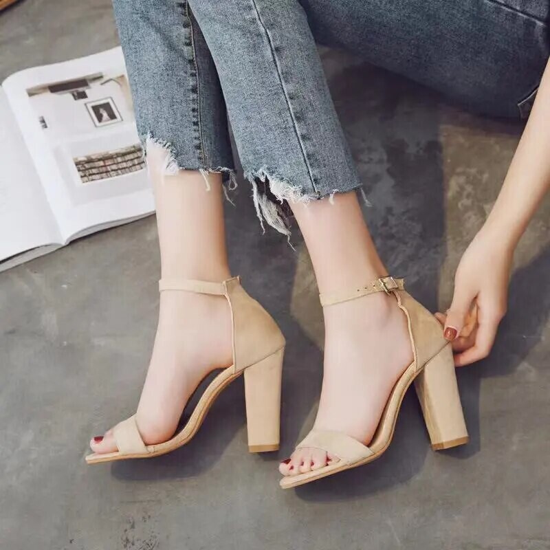 Block Heel Summer Platform Sandals