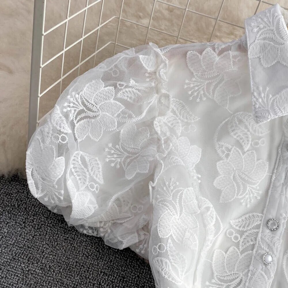 Chic Lace Patchwork A Line Party Dress