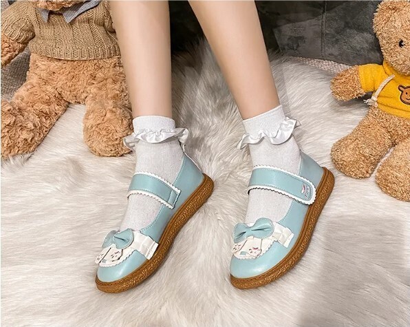 Women Butterfly-knot Mary Jane Shoes Lolita Style