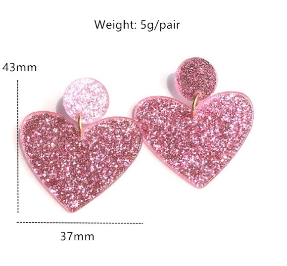 Glitter Pink Sequin Resin