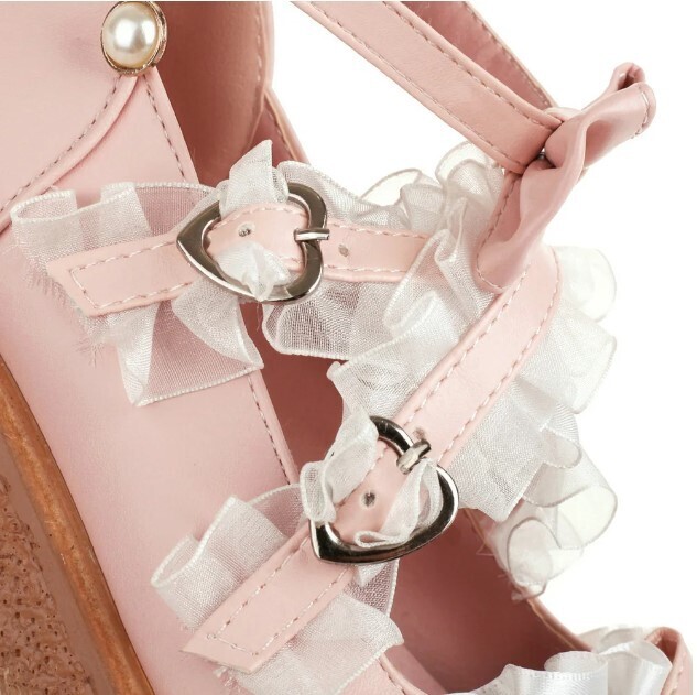 Lace Sweet Style Platform Princess Cosplay Kawaii Shoes