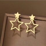 Chic Stars Stainless Steel Earrings