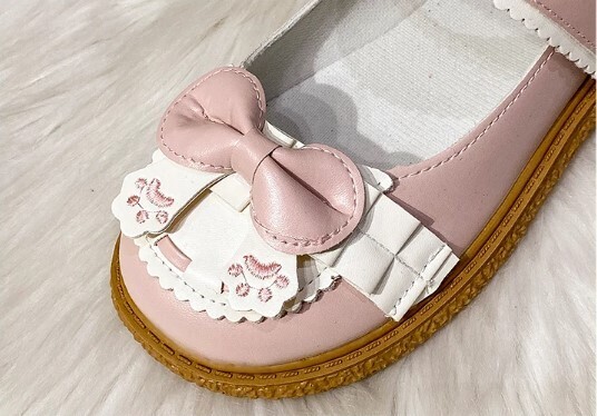 Kawaii Women Butterfly-knot Mary Jane Shoes