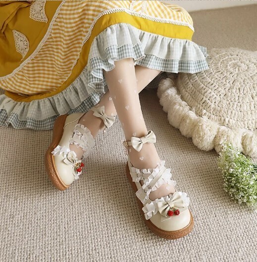 Lace Sweet Style Platform Princess Cosplay Kawaii Shoes