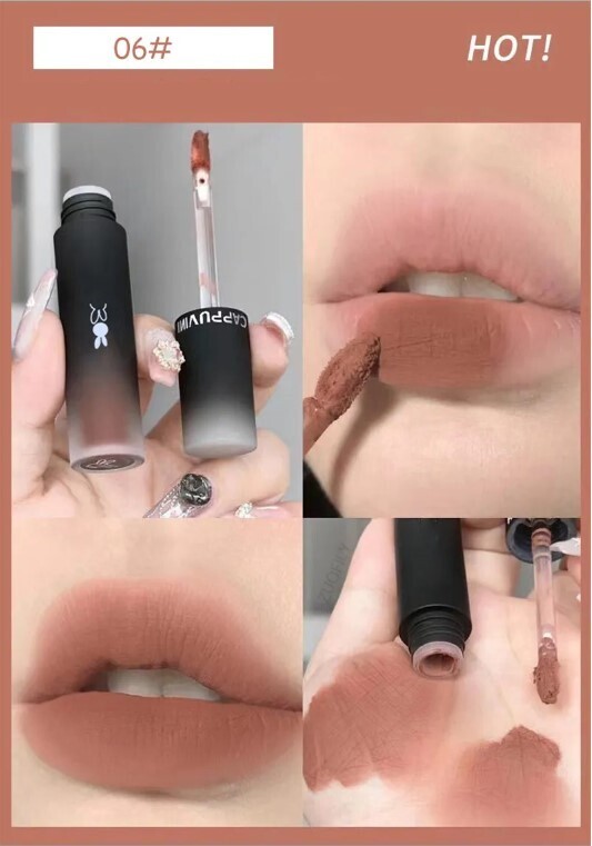 6 Colors Velvet Matte Lip Liquid Lipstick