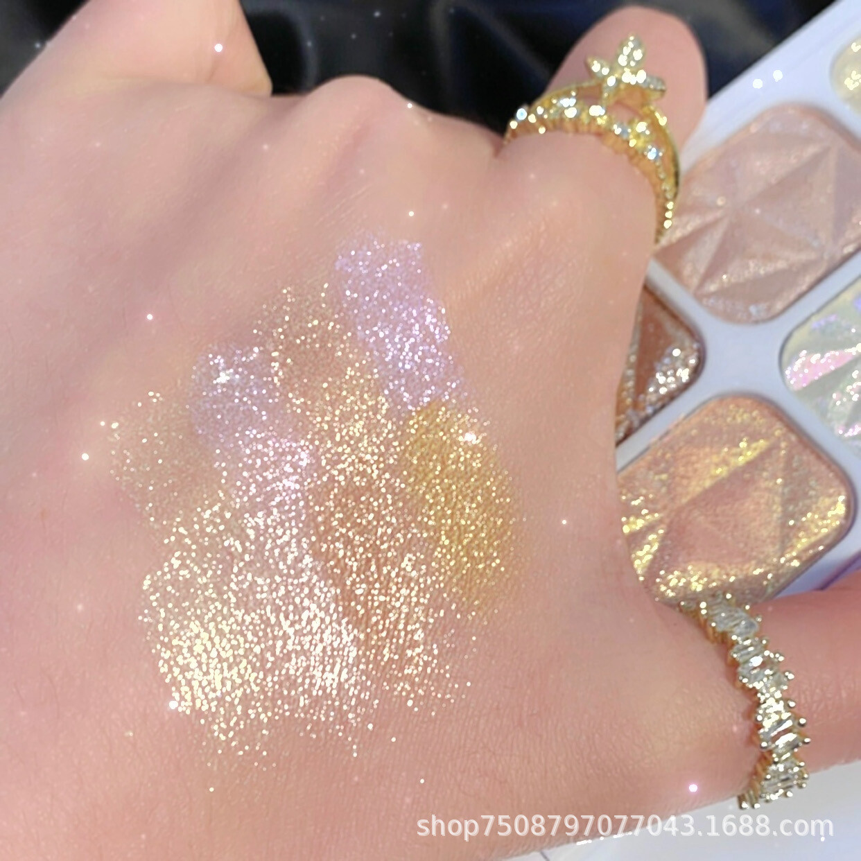 8 Colors Glitter Facial and Body Highlighter
