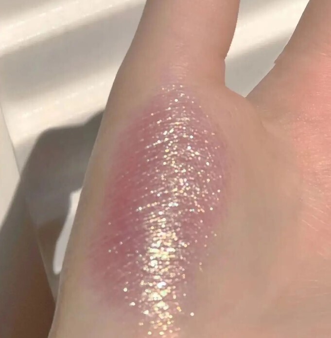 Pearlescent Glitter Monochrome Highlighter Diamond Eyeshadow Palette