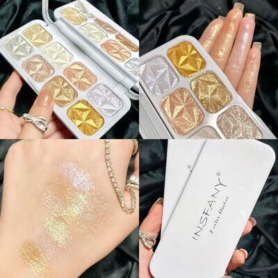 8 Colors Glitter Facial and Body Highlighter