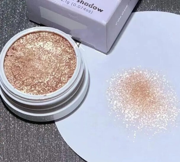 Pearlescent Glitter Monochrome Highlighter Diamond Eyeshadow Palette