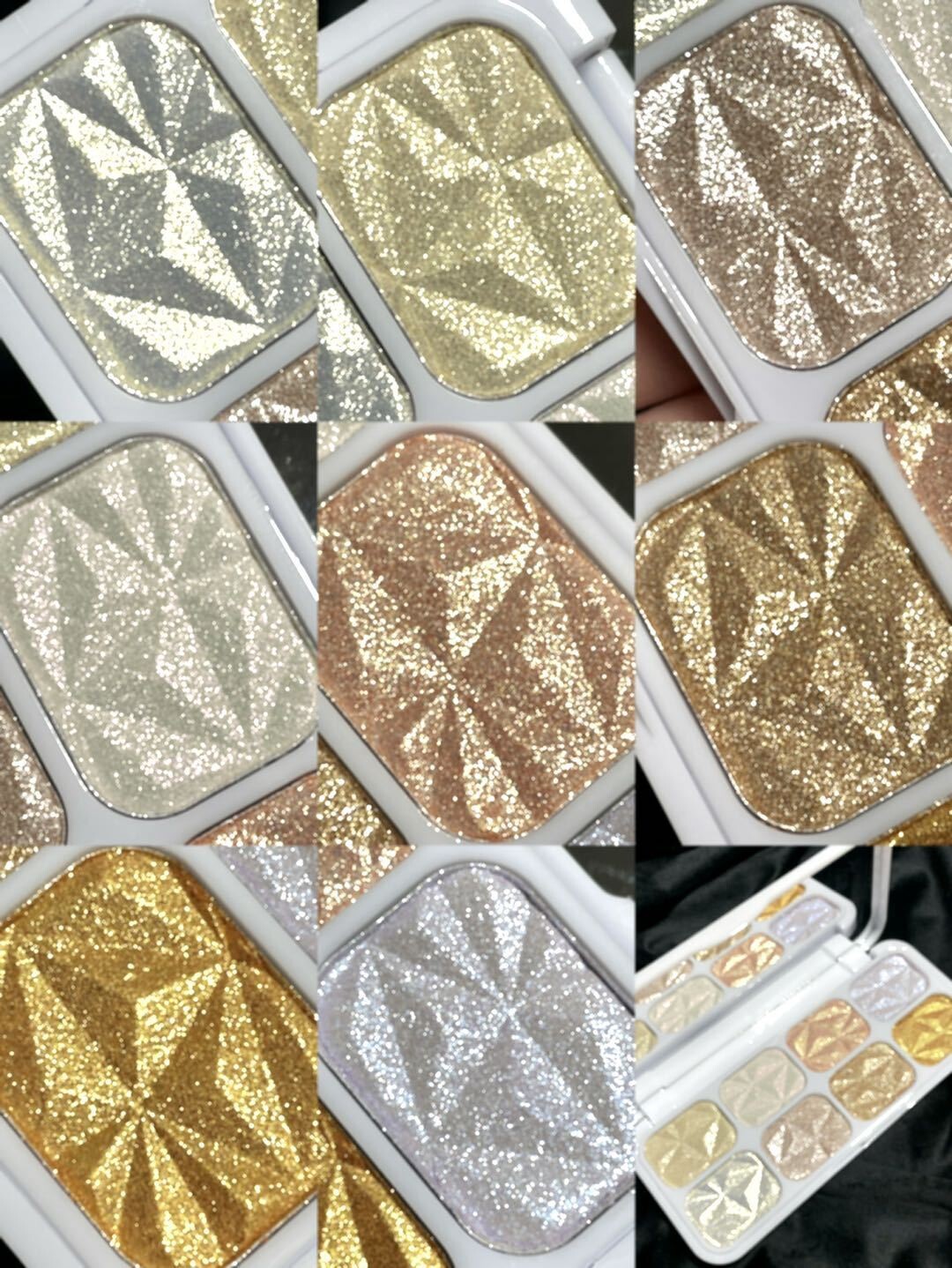 8 Colors Glitter Facial and Body Highlighter