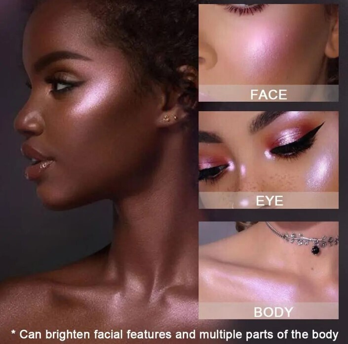 Highlight Eight Color Sparkling Palette Glow Makeup