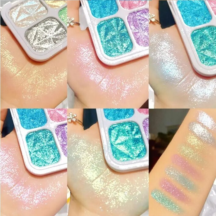 Highlight Eight Color Sparkling Palette Glow Makeup