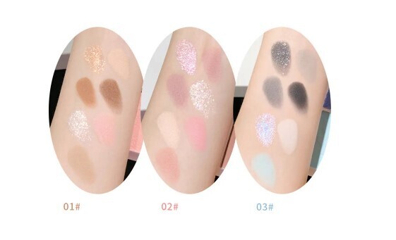 Highlighter Contour Glimmer Eyeshadow Palette
