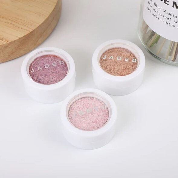 Pearlescent Glitter Monochrome Highlighter Diamond Eyeshadow Palette