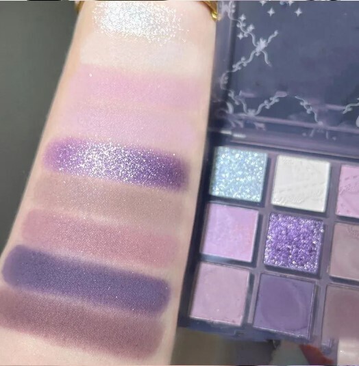 Punk Smokey Purple Lace Shimmer Eyeshadow Palette