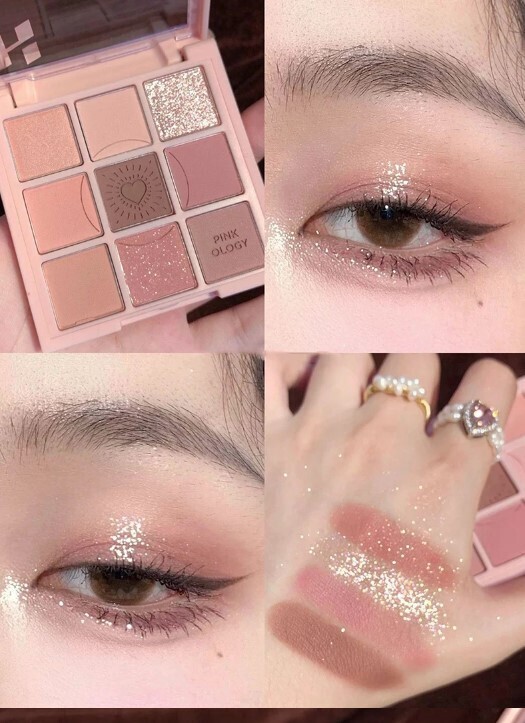 Punk Smokey Purple Lace Shimmer Eyeshadow Palette