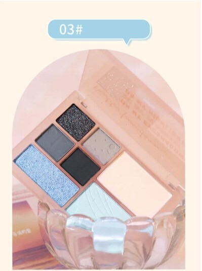 Highlighter Contour Glimmer Eyeshadow Palette
