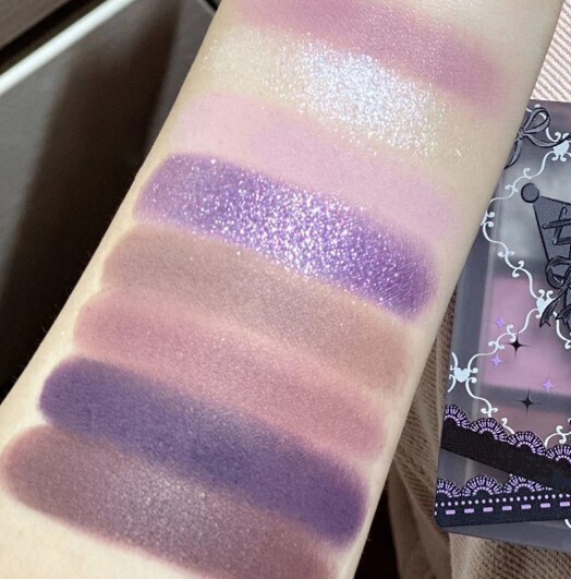 Punk Smokey Purple Lace Shimmer Eyeshadow Palette