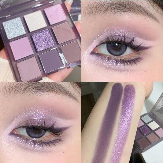 Punk Smokey Purple Lace Shimmer Eyeshadow Palette