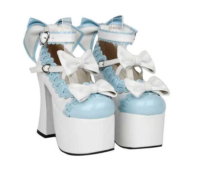 Gothic Mori Girl Lolita Shoes with Bows