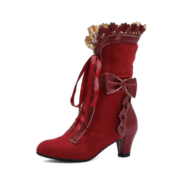Gothic Medieval Victorian High Heels Shoes
