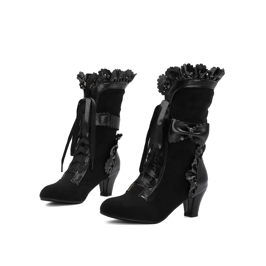 Gothic Medieval Victorian High Heels Shoes