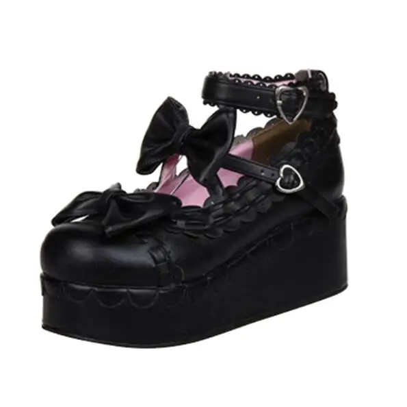 Kawaii Mori Girl Lolita Cosplay High Heels Shoes