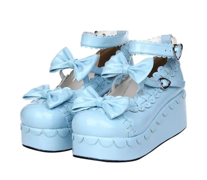 Kawaii Mori Girl Lolita Cosplay High Heels Shoes