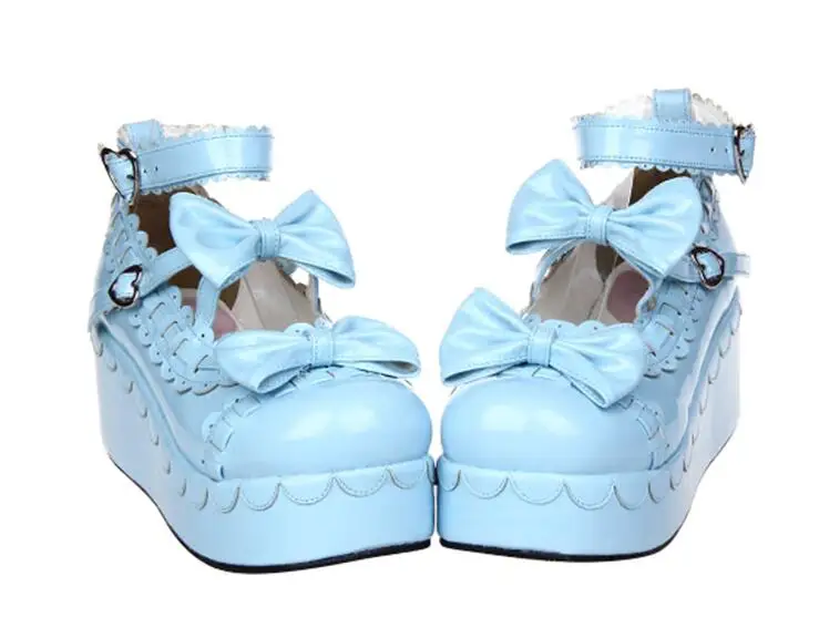 Kawaii Mori Girl Lolita Cosplay High Heels Shoes