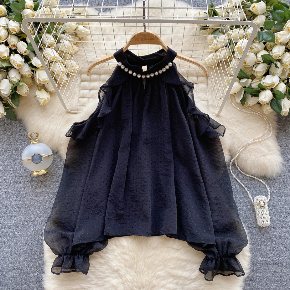 Ruffles Off-shoulder French Chic Blouse