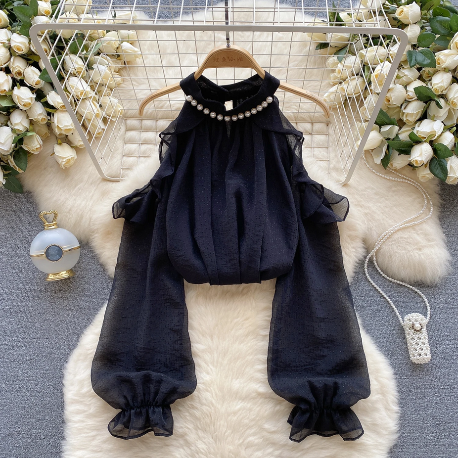 Ruffles Off-shoulder French Chic Blouse