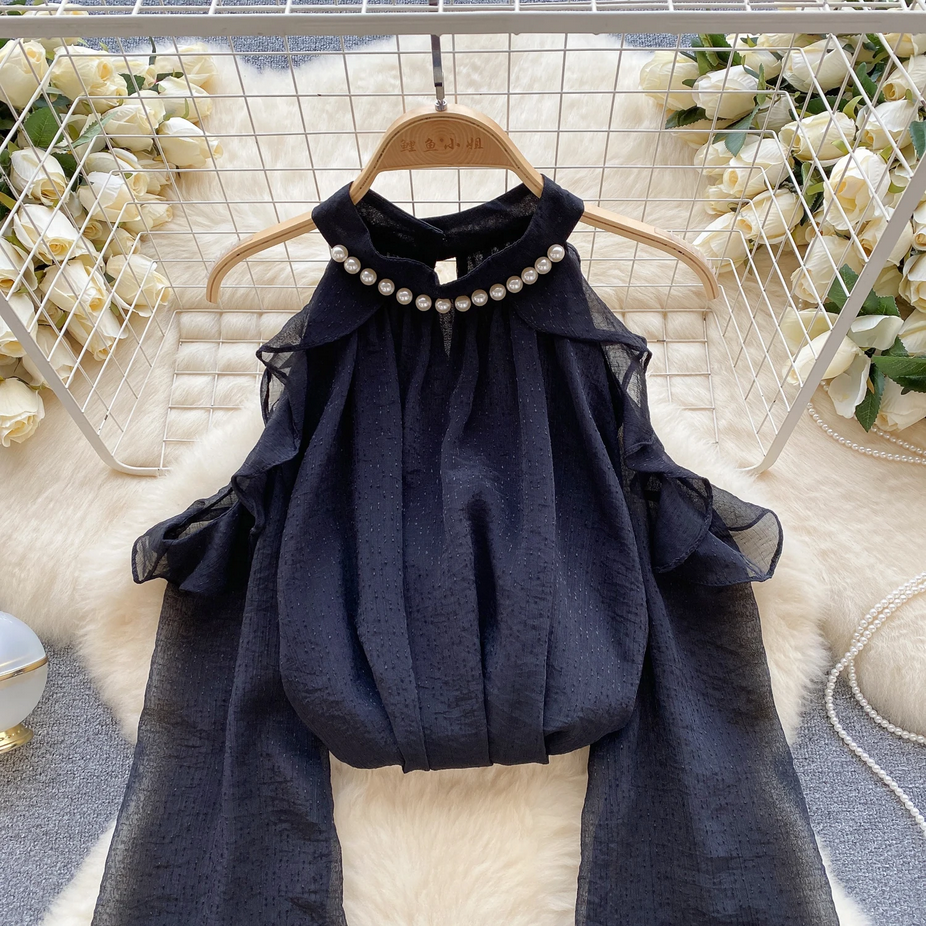 Ruffles Off-shoulder French Chic Blouse