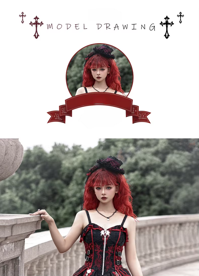 Dark Fantasy Gothic Lolita Dress