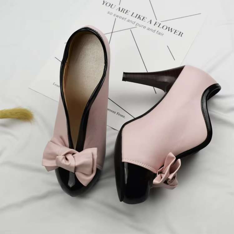 Cute Bow knot High Heels Fashion Shoes