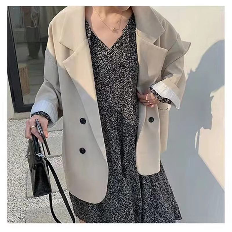 Women&#39;s Vintage Retro Style Blazer Coat