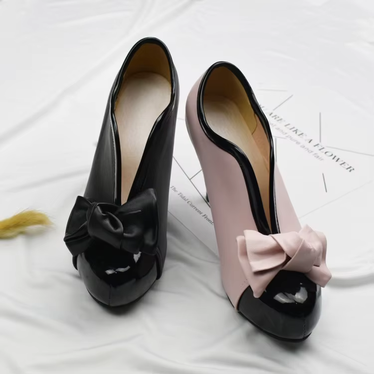 Cute Bow knot High Heels Fashion Shoes