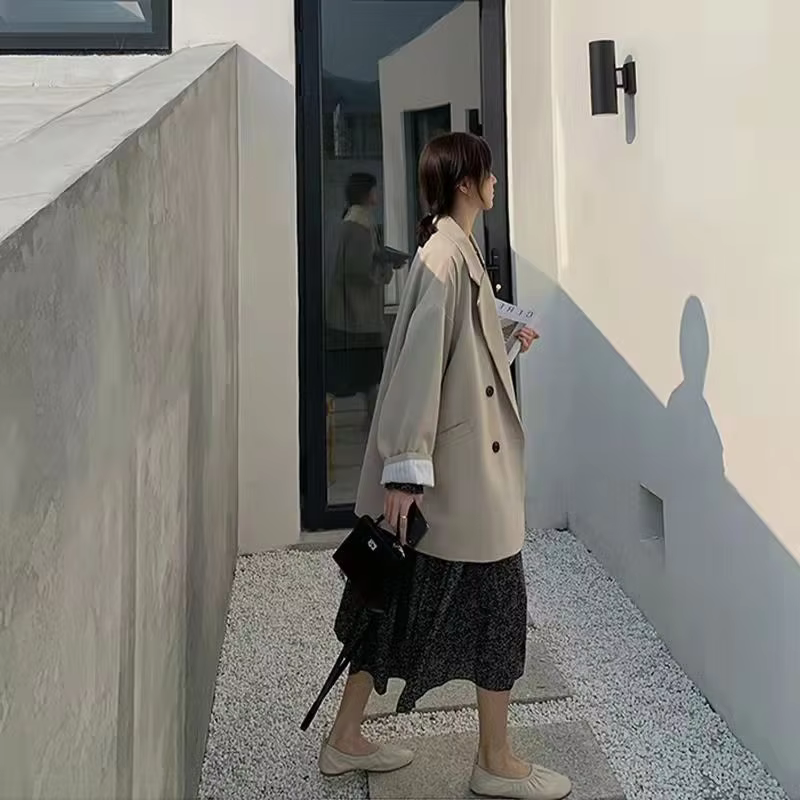 Women&#39;s Vintage Retro Style Blazer Coat