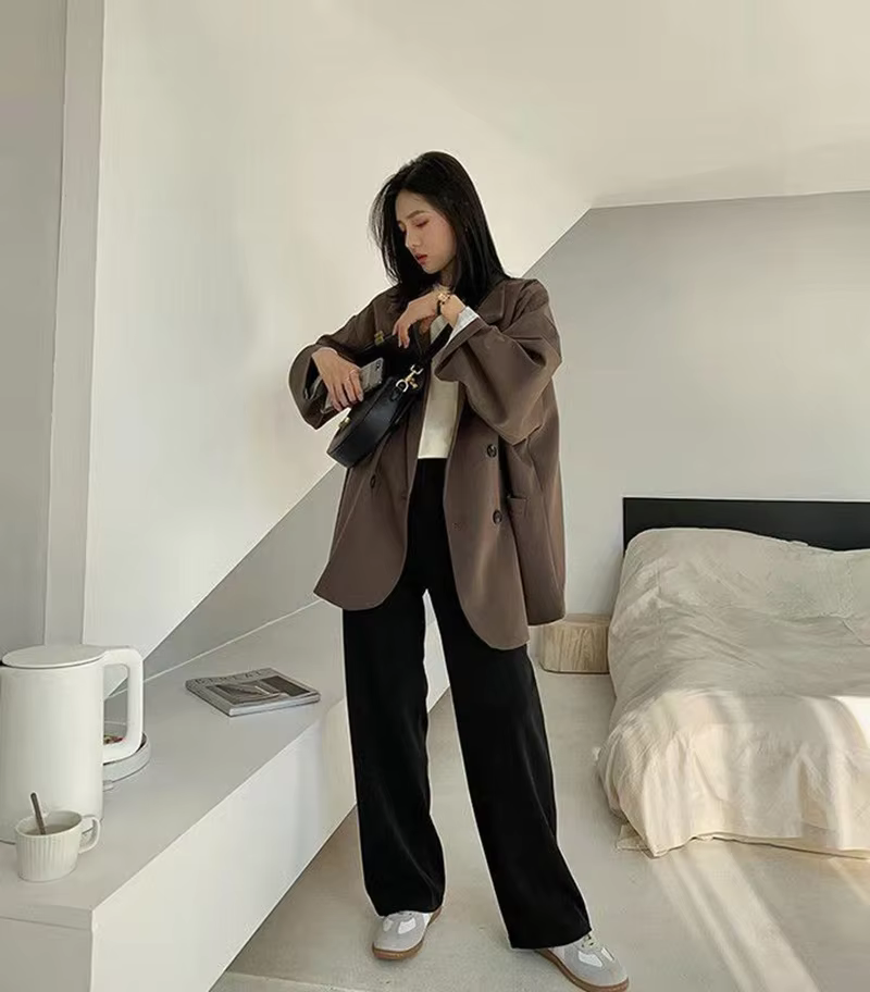 Women&#39;s Vintage Retro Style Blazer Coat