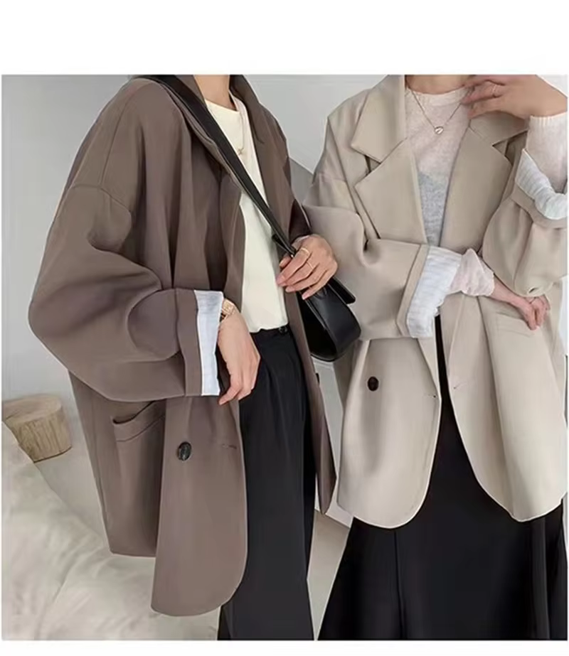 Women&#39;s Vintage Retro Style Blazer Coat