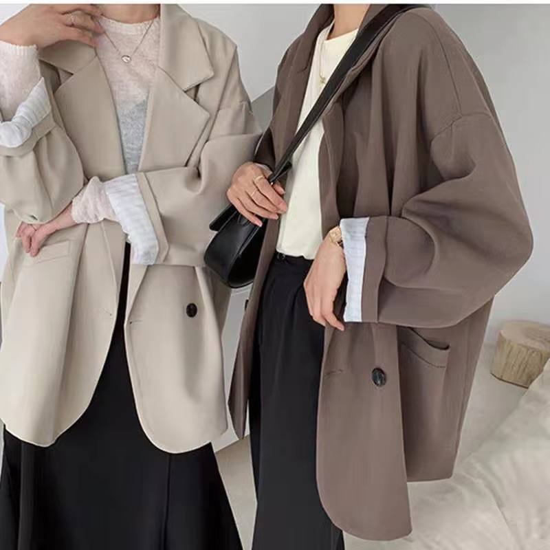 Women&#39;s Vintage Retro Style Blazer Coat
