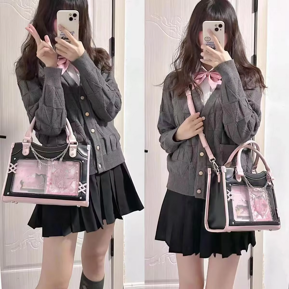 Kawaii E Girl Cross Body Lolita Women Ita Bag