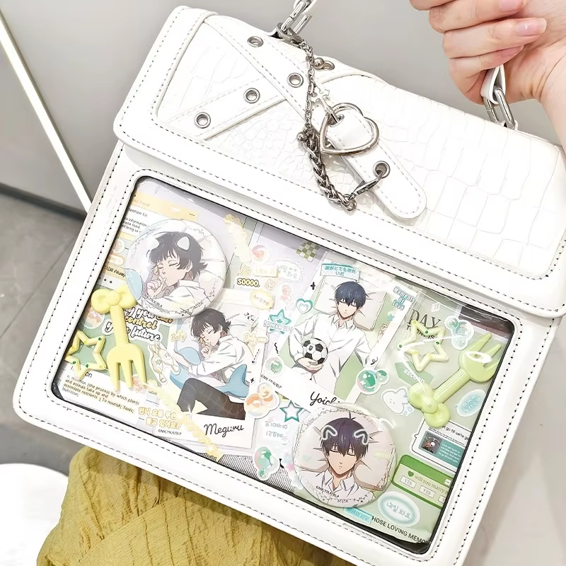Y2K JK Uniform Crossbody Shoulder Bag