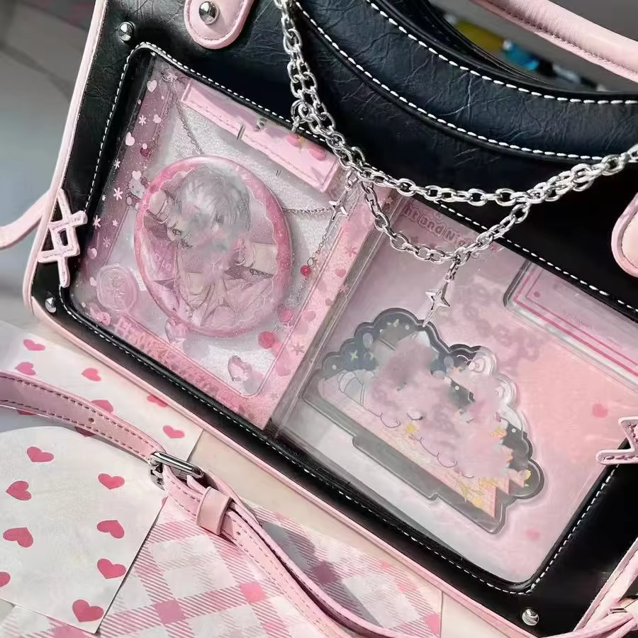 Kawaii E Girl Cross Body Lolita Women Ita Bag