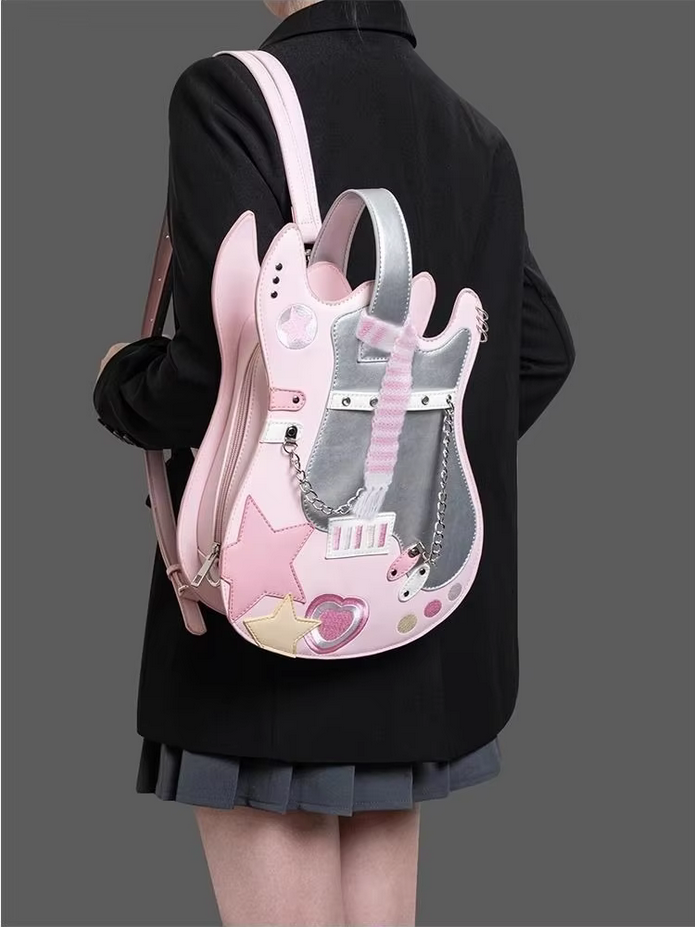 Harajuku Guitar Backpack Cross body Bag